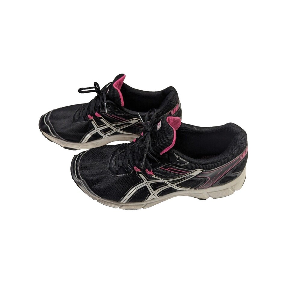 Asics Women’s Walking Running Shoes 9.5 Black Pink Gel Quick